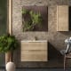 Conjunto mueble de baño fondo reducido 41cm Comet tirador dorado Coycama principal 1