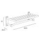 Toallero de baño con repisa Eco 6500 Manillons Torrent croquis 7