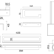 Conjunto de accesorios de baño Form Medimex croquis 10