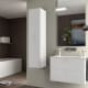 Conjunto mueble de baño con lavabo mineral solid Uniiq Salgar ambiente 3