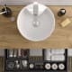 Conjunto mueble de baño Leni Salgar con lavabo sobre encimera detalle 10