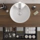Conjunto mueble de baño Leni Salgar con lavabo sobre encimera detalle 9