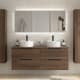 Conjunto mueble de baño Leni Salgar con lavabo sobre encimera principal 0