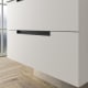 Conjunto mueble de baño Leni Salgar con lavabo sobre encimera detalle 15