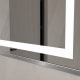 Espejo de baño con luz LED Rua Bruntec detalle 2