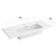 Conjunto mueble de baño Born Salgar detalle 3