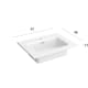 Conjunto mueble de baño Born Salgar detalle 1