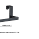 Toallero para mueble de baño Tosca Gedy detalle 3
