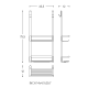 Jabonera para ducha Architect S+ Cosmic croquis 4