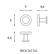 Pack 2 Perchas de baño Start Cosmic croquis 5