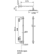 Conjunto de ducha empotrado Aruba Imex Croquis 3