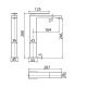 Grifo de lavabo Pisa de Imex croquis 8