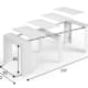 Mesa multifunción extensible Bruntec croquis 12