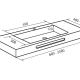 Lavabo suspendido Formas Bruntec croquis 2