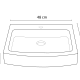 Lavabo de mármol natural Pazant Bruntec croquis 3