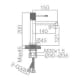 Grifo de lavabo Line Imex croquis 7