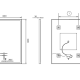 Espejo de baño con luz LED Suiza Ledimex croquis 9