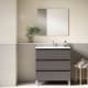 Mueble de baño fondo reducido 39.5 cm Box Viso principal 3