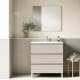 Mueble de baño fondo reducido 39.5 cm Box Viso principal 5