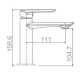 Grifo de lavabo Ural Imex croquis 6