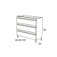 Mueble de baño fondo reducido 39 cm Natalia Avila dos croquis 6