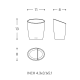 Portacepillos de baño Saku Cosmic croquis 16