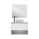 Conjunto mueble de baño Niwa Amizuva 3D 10