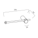 Conjunto de accesorios de baño Time Medimex croquis 9