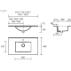 Conjunto mueble de baño Attila Salgar croquis 12