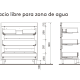 Conjunto mueble de baño Attila Salgar croquis 13