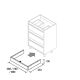 Conjunto mueble de baño Attila Salgar croquis 14
