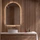 Espejo arco con luz LED Lama Bruntec principal 10