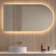 Espejo arco con luz LED Lama Bruntec principal 4