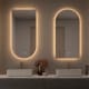 Espejo arco con luz LED Lama Bruntec principal 7