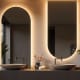 Espejo arco con luz LED Lama Bruntec principal 0
