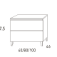Mueble de baño Granada Visobath croquis 25
