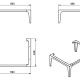 Conjunto mueble de baño con banquillo Verso VisoBath croquis 13