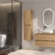 Mueble de baño con encimera MDF Hidrófuga de madera Box Viso principal 1