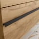 Conjunto mueble de baño con lavabo sobre encimera Born Salgar detalle 2