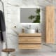 Conjunto mueble de baño con lavabo sobre encimera Born Salgar principal 0