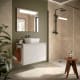 Mueble de baño con encimera de madera Noja Salgar principal 1