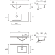 Conjunto mueble de baño Noja Salgar croquis 13