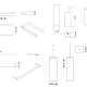 Conjunto de accesorios de baño Bath Life Cosmic croquis 5