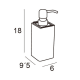 Dosificador de jabón Natural1900 Manillons Torrent croquis 3
