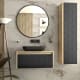 Mueble de baño Lambda con encimera de madera Coycama principal 5