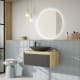 Mueble de baño Lambda con encimera de madera Coycama ambiente 19