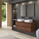 Mueble de baño con encimera de madera Boston Bruntec principal 1