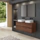 Mueble de baño con encimera de madera Boston Bruntec principal 1