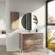 Mueble de baño color madera fondo reducido 37.8 cm Vilma Bruntec principal 2
