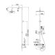 Columna de ducha Firenze Imex croquis 10
